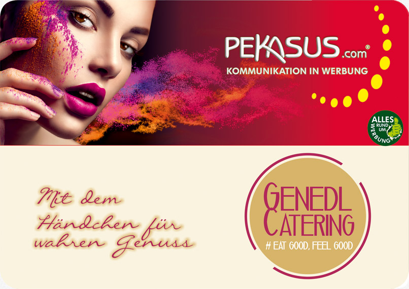 Pekasus.com - Werbestudio Wurzen, Genedl Catering